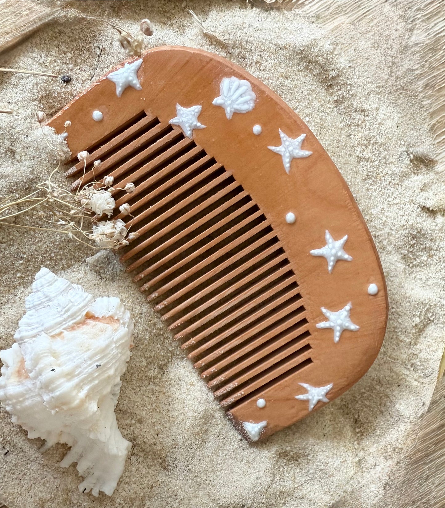 Beach Print Sensory Birth & Calming Comb