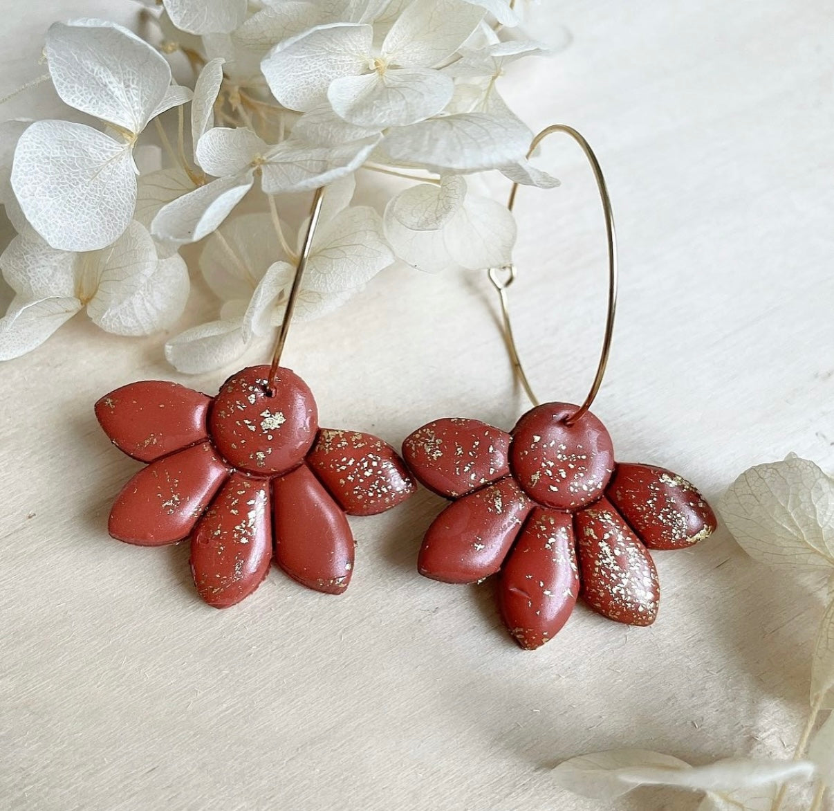 Terracotta Statement Earrings