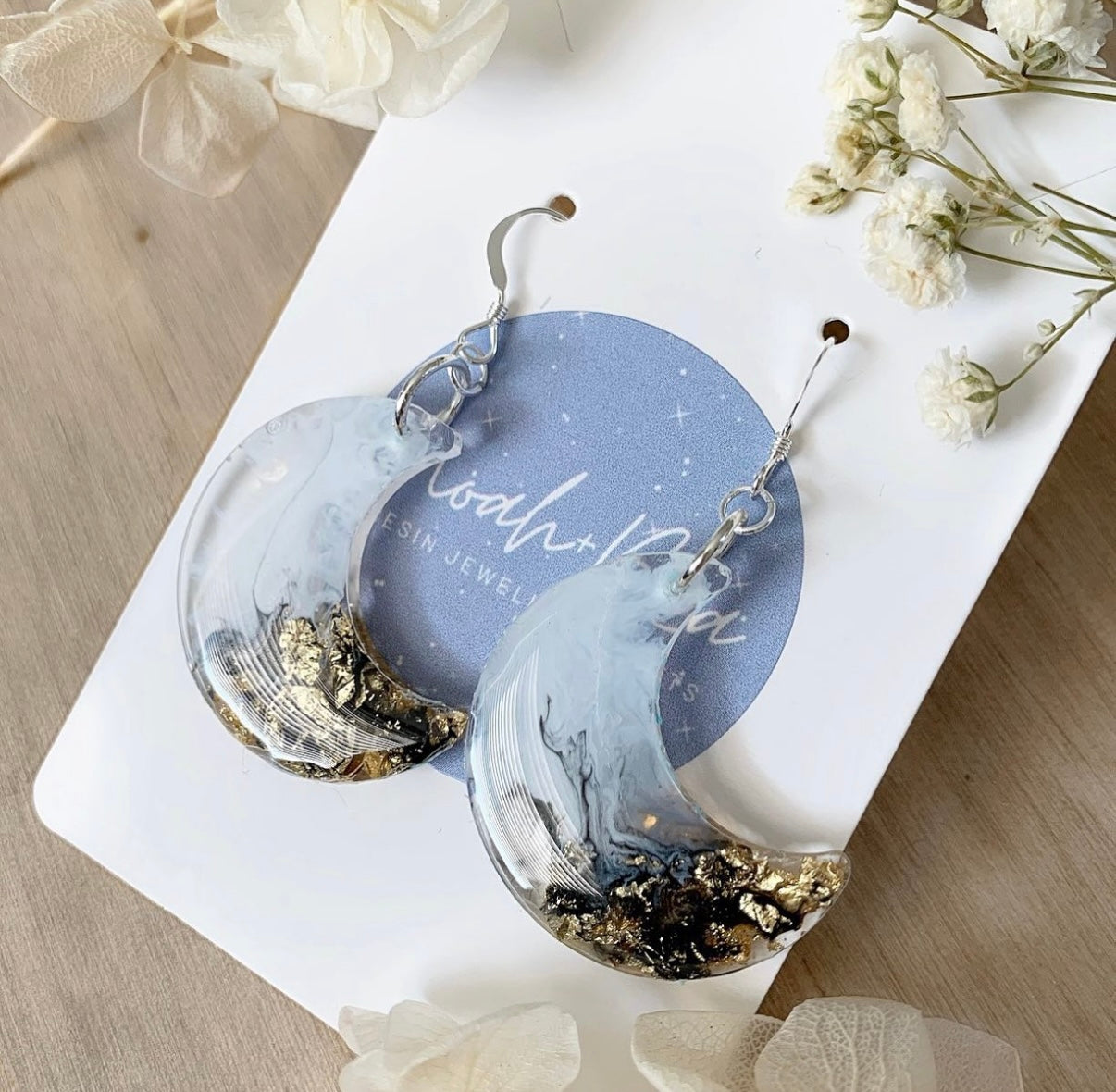 Night Court Inspired Moon Earrings