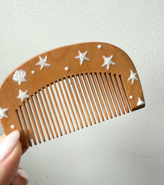 Beach Print Sensory Birth & Calming Comb